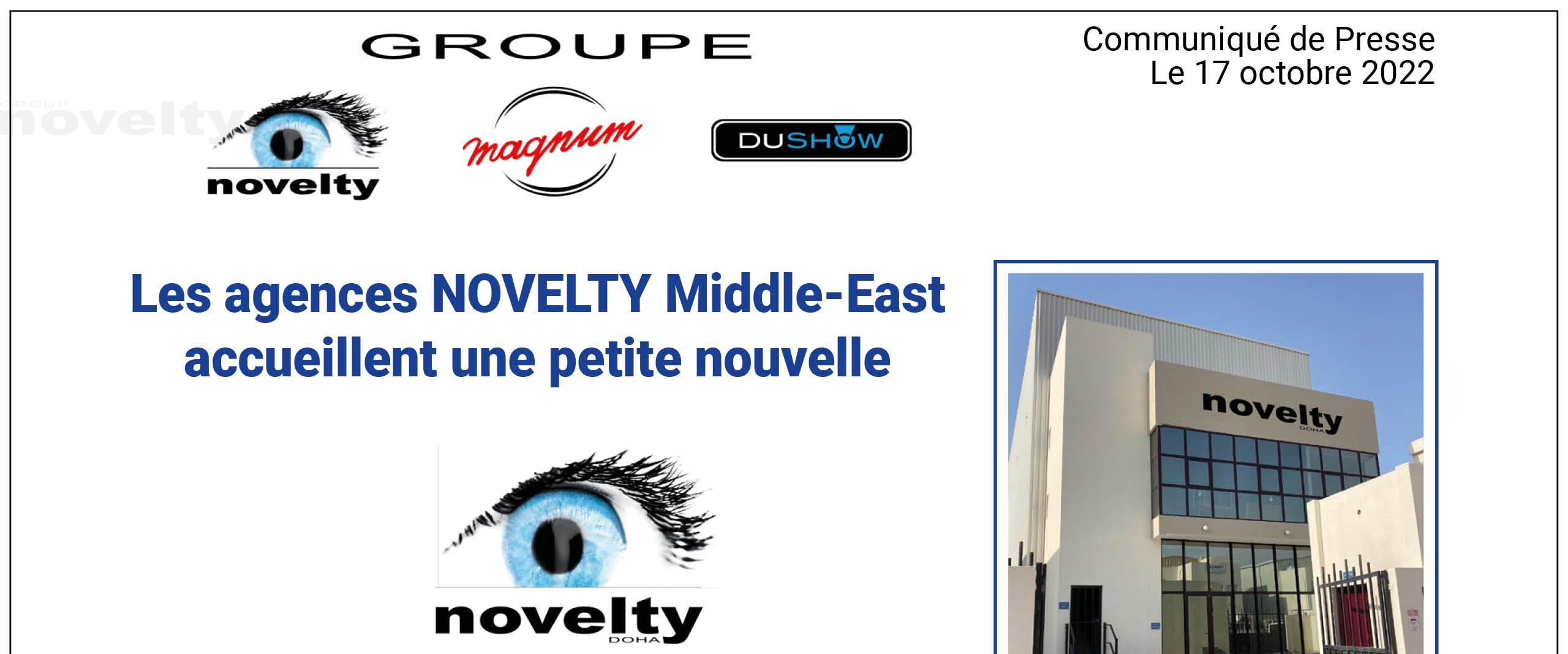 Visuel Ouverture de l\'agence Novelty Doha