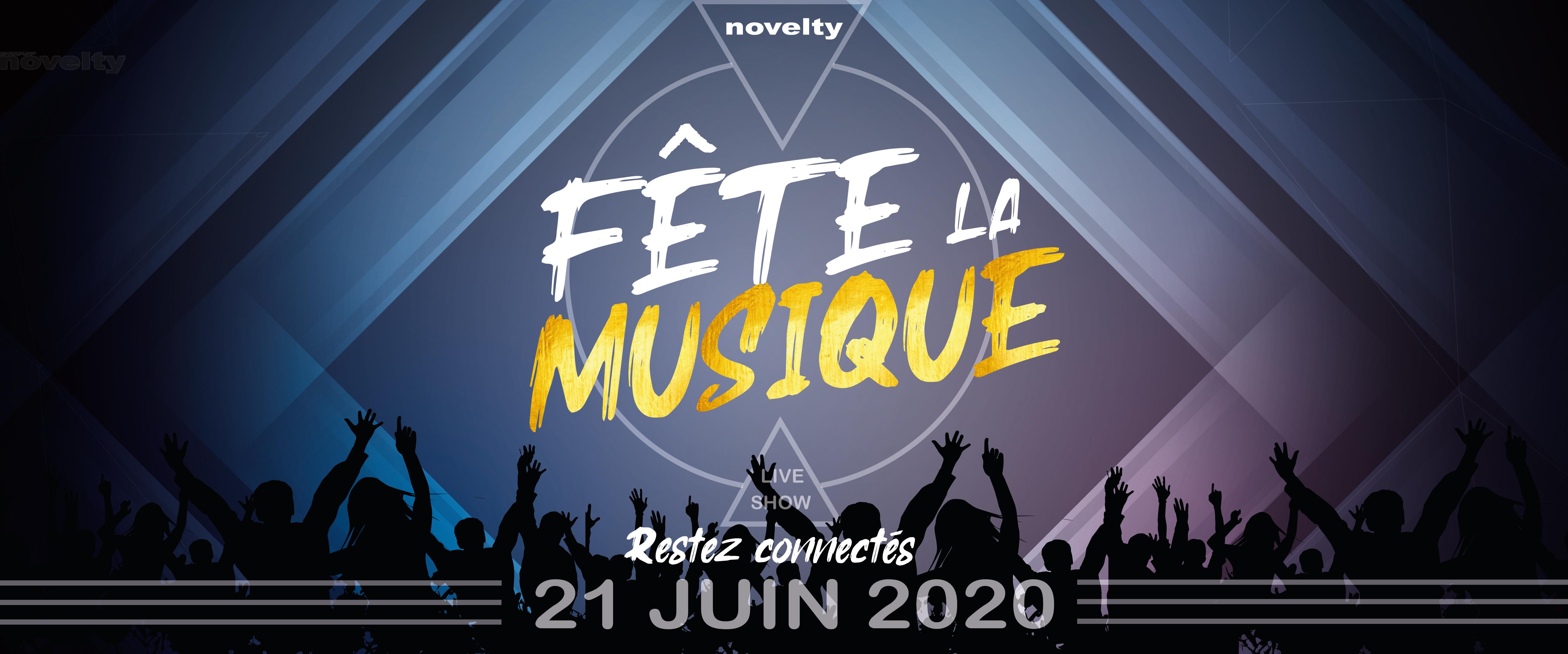 Visuel SAVE THE DATE | NOVELTY Fête la musique 