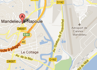 Plan accès hub Cannes Plan accès hub Cannes