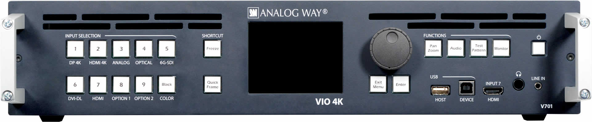 Visuel Fiche complète : ANALOG WAY VIO 4K